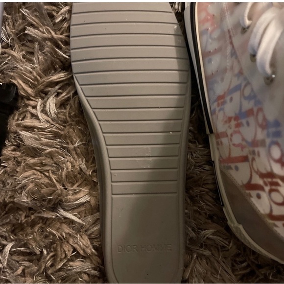 Dior B23 Mens High Top Multicolored Monogram Sneakers Kicks Shoes - Picture 7 of 13